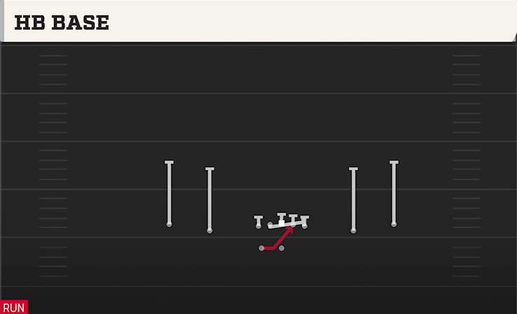 HB BASE play diagram College Football 27