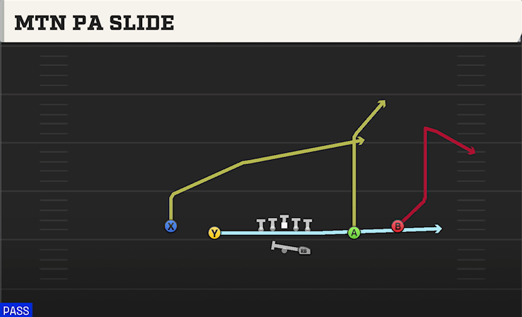 MTN PA SLIDE play diagram College Football 27