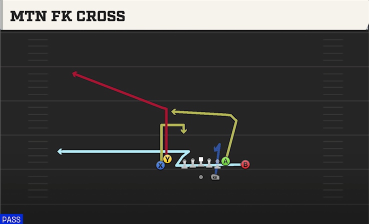 MTN FK CROSS play diagram College Football 27