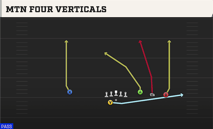 MTN FOUR VERTICALS play diagram College Football 27