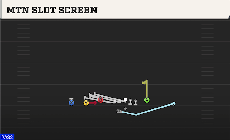 MTN SLOT SCREEN play diagram College Football 27