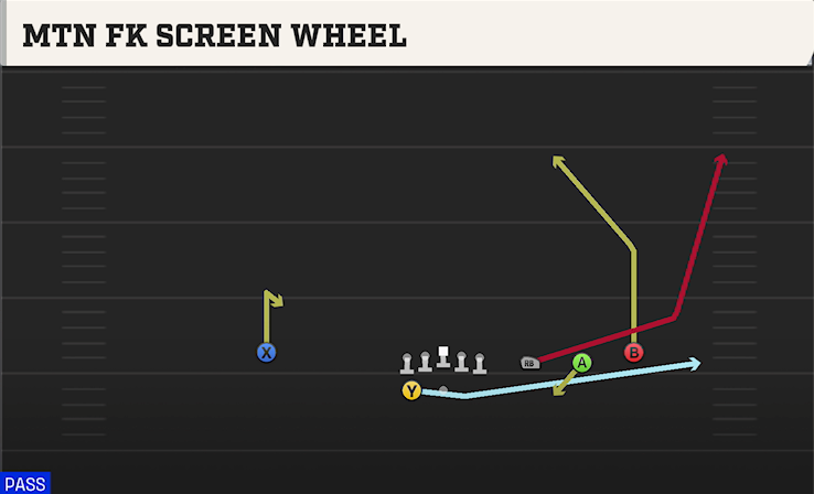 MTN FK SCREEN WHEEL play diagram College Football 27