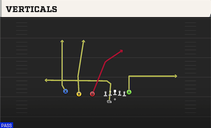 VERTICALS play diagram College Football 27