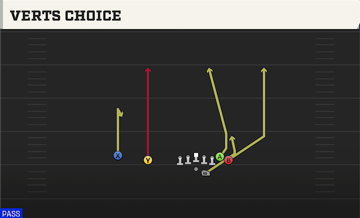 VERTS CHOICE play diagram College Football 27
