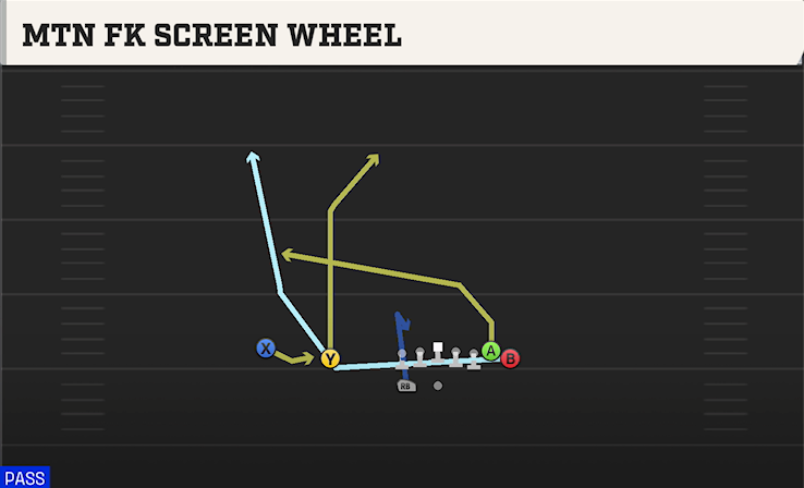 MTN FK SCREEN WHEEL play diagram College Football 27