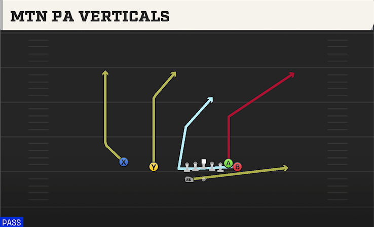 MTN PA VERTICALS play diagram College Football 27