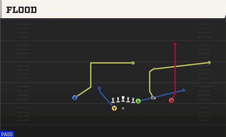 FLOOD play diagram College Football 27