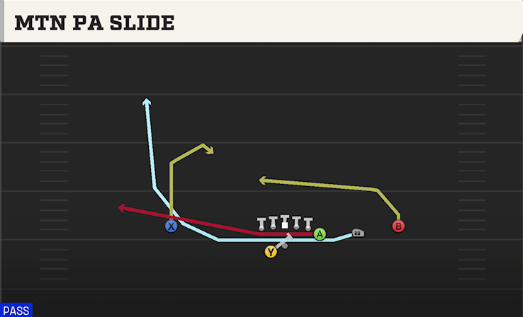 MTN PA SLIDE play diagram College Football 27