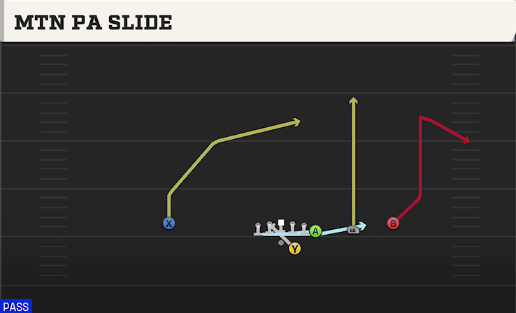 MTN PA SLIDE play diagram College Football 27