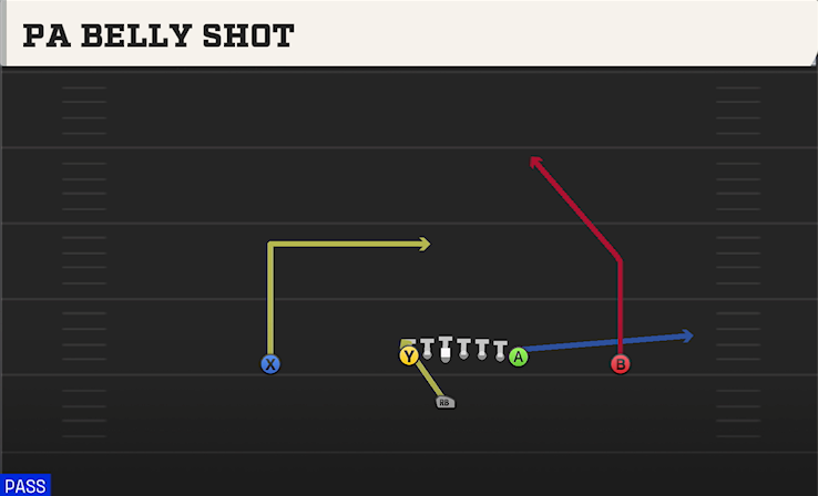 PA BELLY SHOT play diagram College Football 27