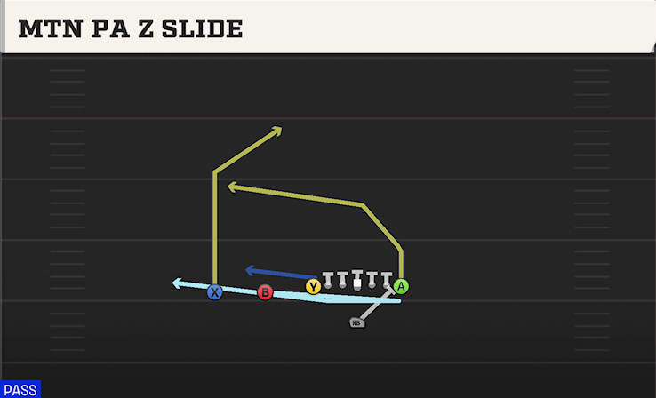 MTN PA Z SLIDE play diagram College Football 27