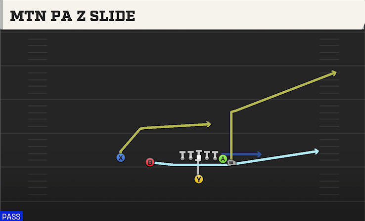 MTN PA Z SLIDE play diagram College Football 27