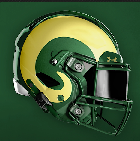 COLORADO STATE helmet