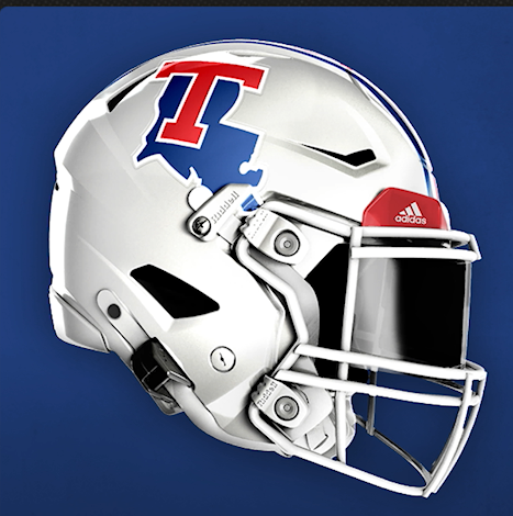 LOUISIANA TECH helmet