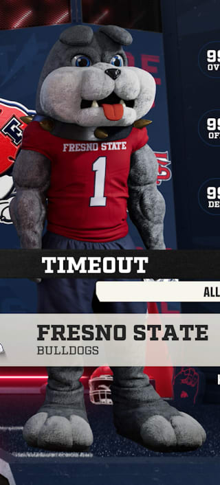 Timeout, the Fresno State Bulldogs mascot