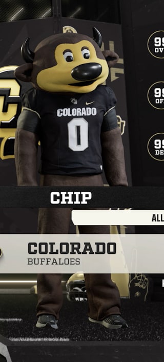 Chip, the Colorado Buffaloes mascot