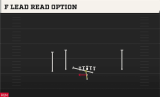 F Lead Read Option play art