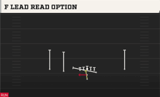 F Lead Read Option play art