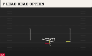 F Lead Read Option play art