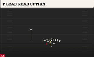 F Lead Read Option play art
