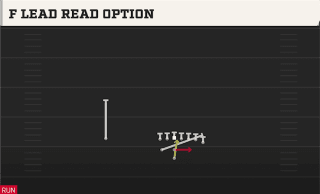 F Lead Read Option play art