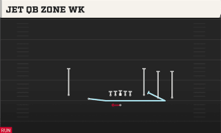 Jet QB Zone WK play art