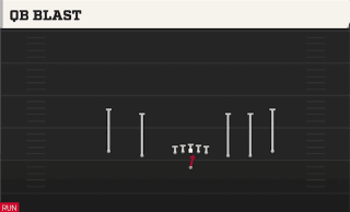 QB Blast play art