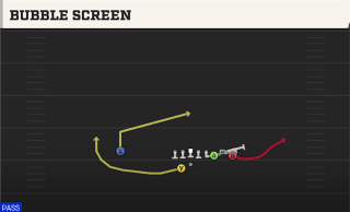 Bubble Screen play art
