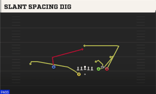 Slant Spacing Dig play art
