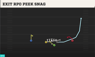 Exit RPO Peek Snag play art