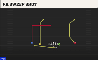 PA Sweep Shot play art