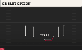 QB Slot Option play art