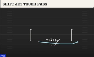 Shift Jet Touch Pass play art