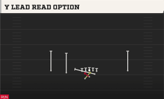 Y Lead Read Option play art