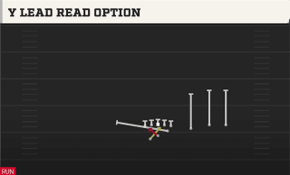 Y Lead Read Option play art