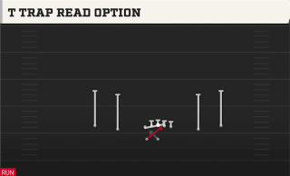 T Trap Read Option play art
