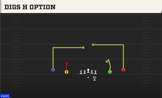 Digs H Option play art