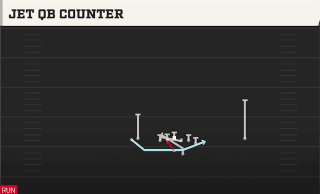 Jet QB Counter play art