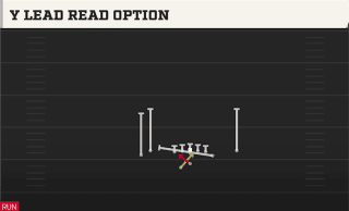 Y Lead Read Option play art