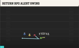 Return RPO Alert Swing play art