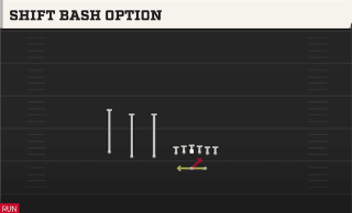 Shift Bash Option play art