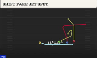 Shift Fake Jet Spot play art