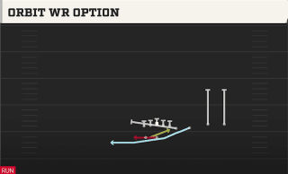 Orbit WR Option play art
