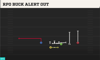 RPO Buck Alert Out play art
