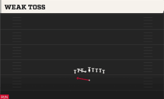 Weak Toss play art