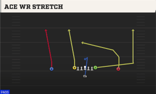 Ace WR Stretch play art