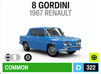 1967 Renault 8 Gordini