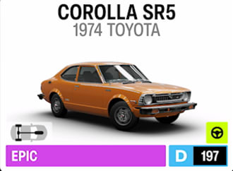 1974 Toyota Corolla Sr5