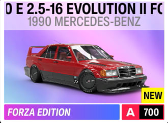 1990 Mercedes-Benz 190E 2.5-16 Evolution II Forza Edition