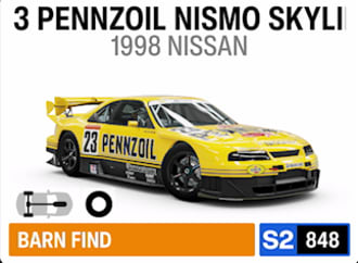 1998 Nissan #23 Pennzoil NISMO Skyline GT-R